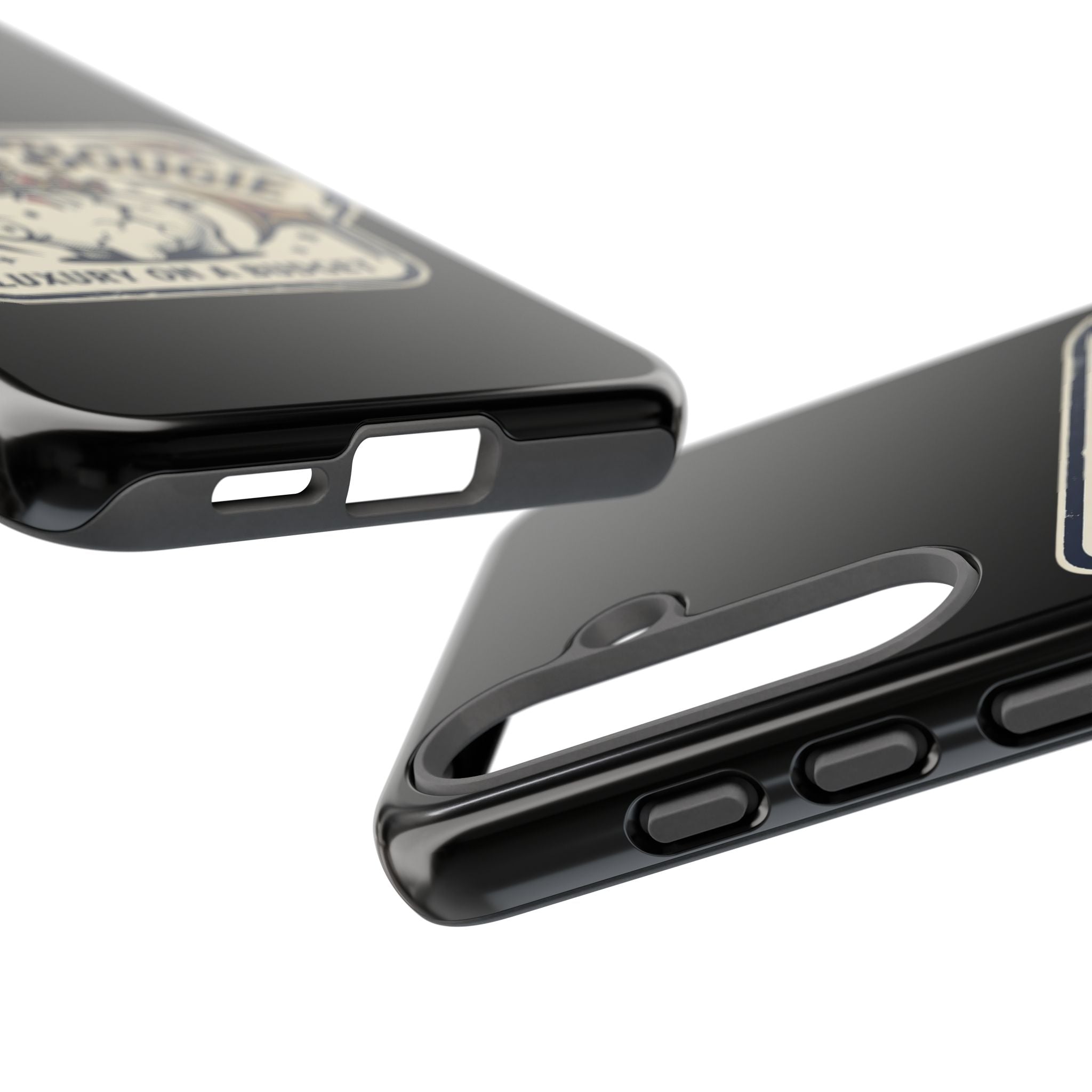 Phone Case — "Broke N Bougie: Luxury on a Budget" Cute Pig Design