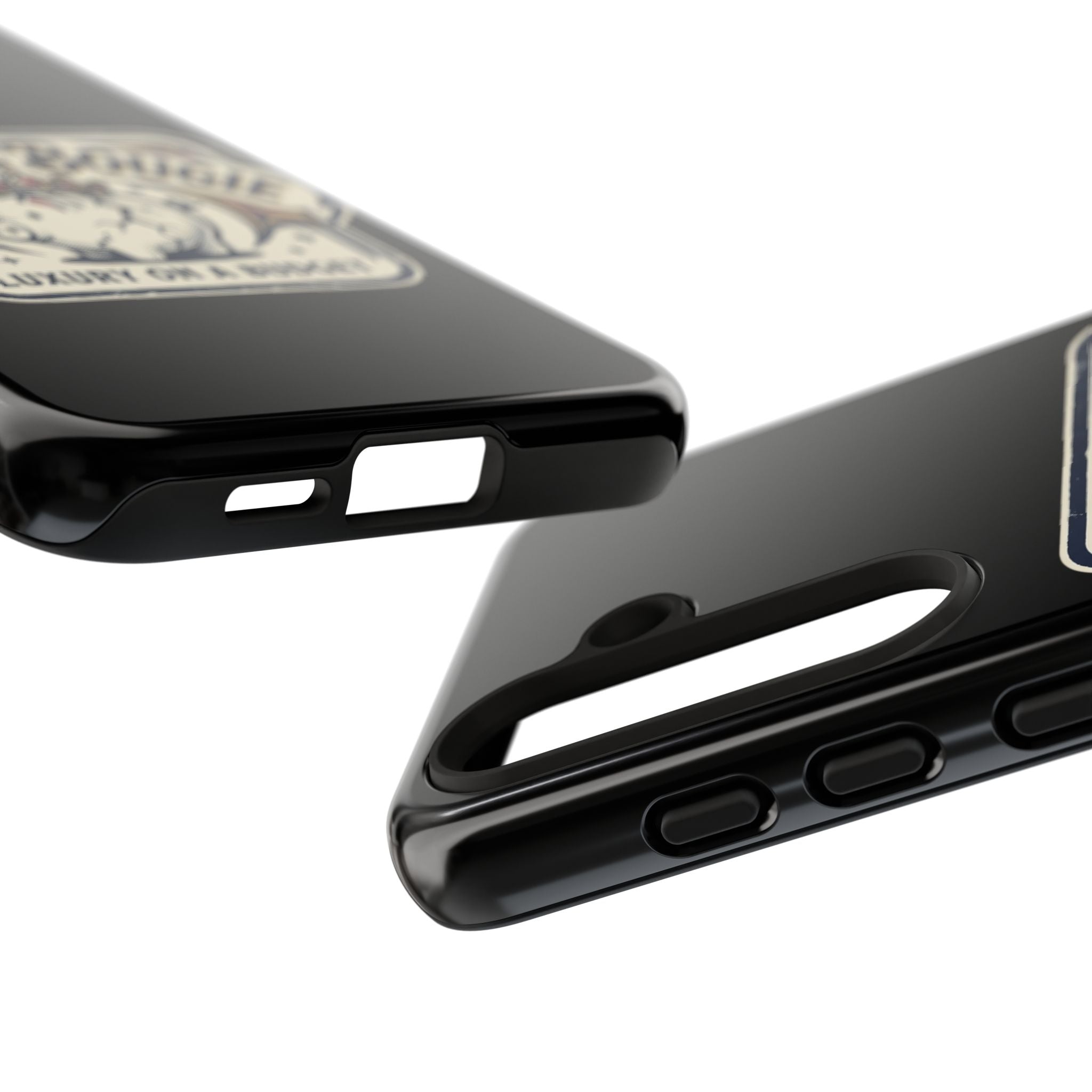 Phone Case — "Broke N Bougie: Luxury on a Budget" Cute Pig Design