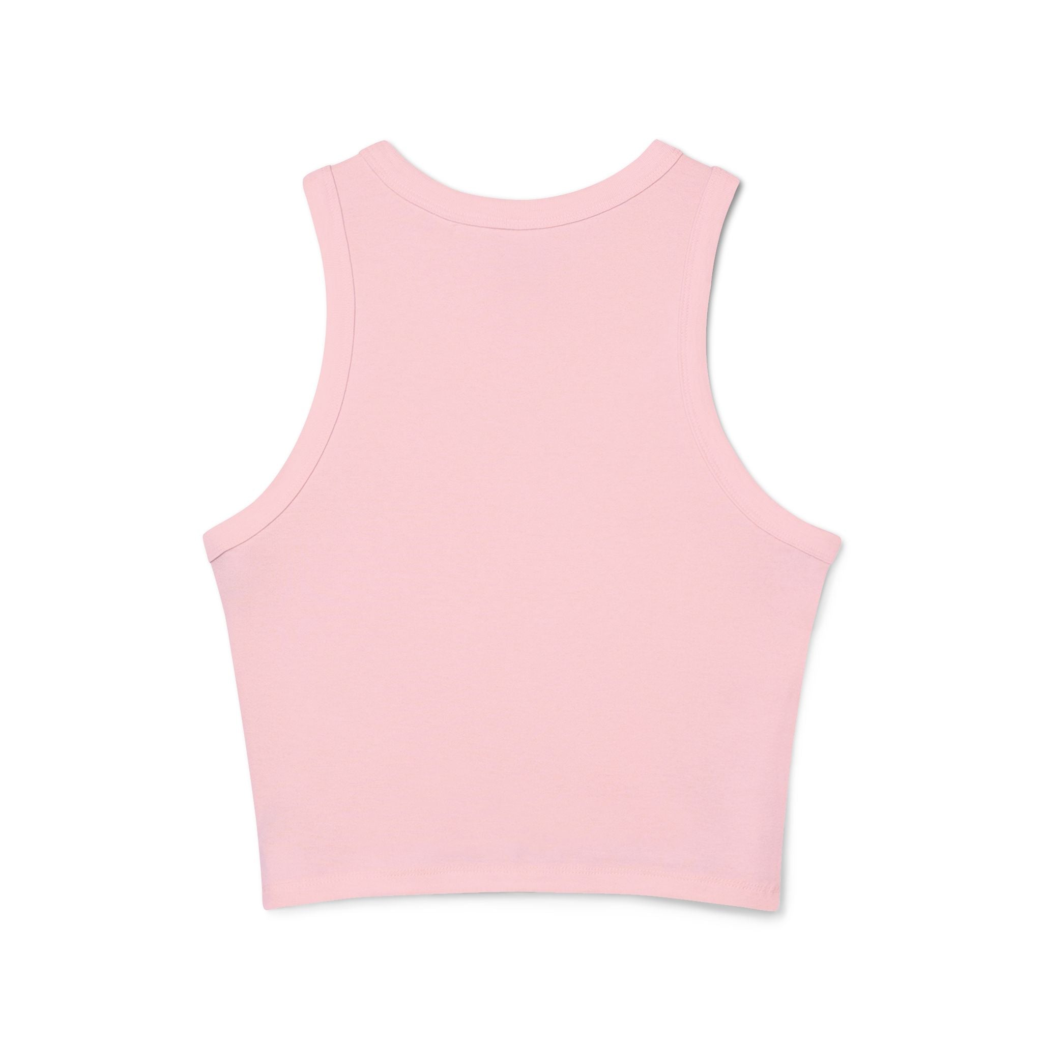 Broken N Bougie University Racer Tank Top — Women's Cropped Graphic Tank