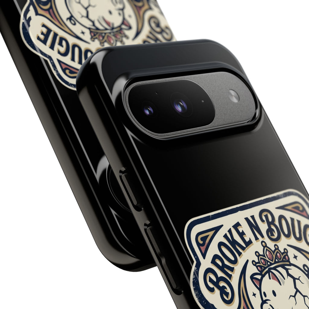 Phone Case — "Broke N Bougie: Luxury on a Budget" Cute Pig Design