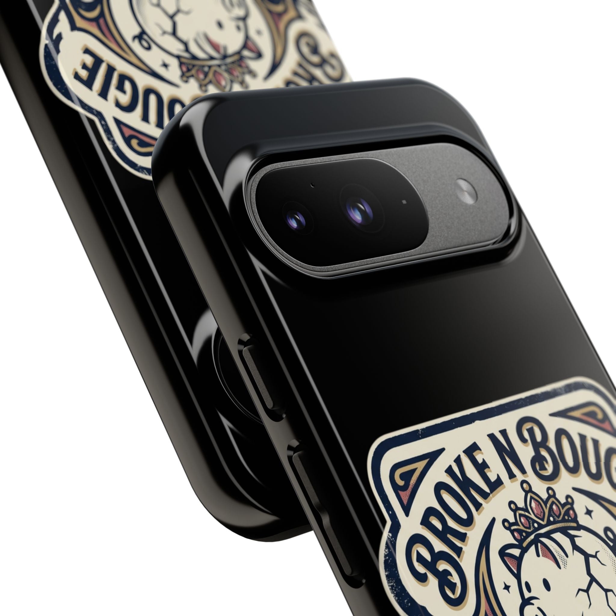 Phone Case — "Broke N Bougie: Luxury on a Budget" Cute Pig Design