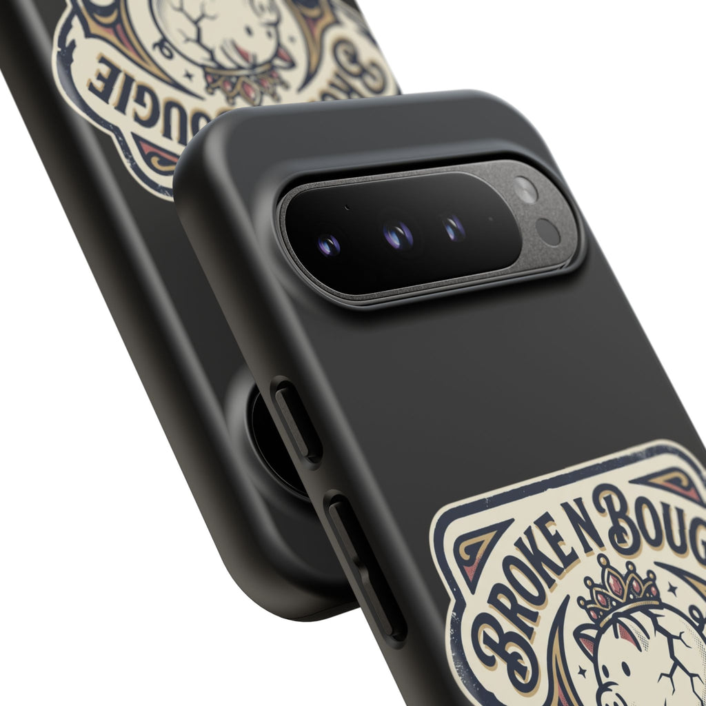 Phone Case — "Broke N Bougie: Luxury on a Budget" Cute Pig Design