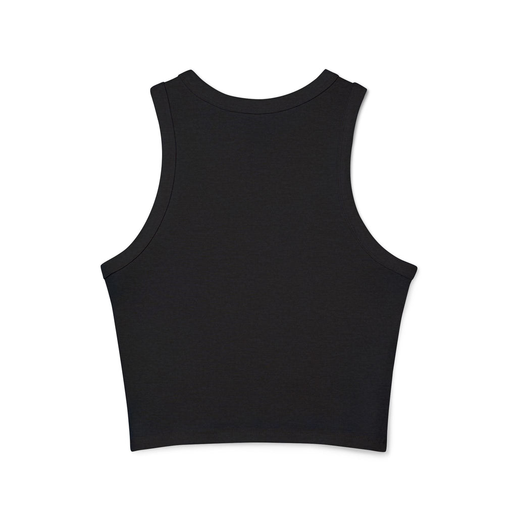 Broken N Bougie University Racer Tank Top — Women's Cropped Graphic Tank