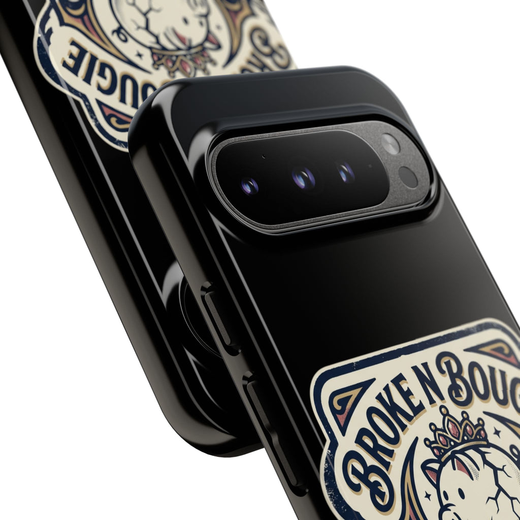 Phone Case — "Broke N Bougie: Luxury on a Budget" Cute Pig Design