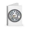 Broke N Bougie University Spiral Notebook — Ruled College-Style Journal
