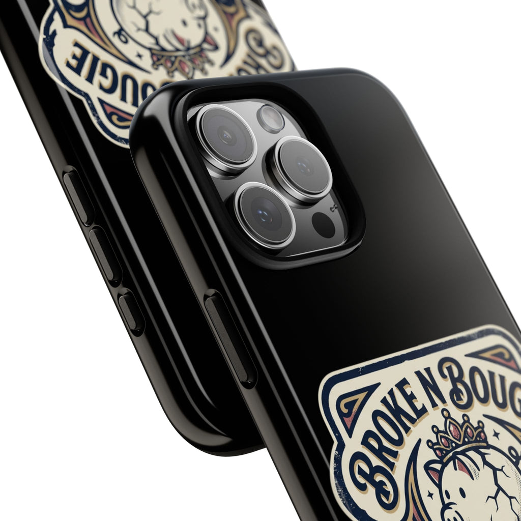 Phone Case — "Broke N Bougie: Luxury on a Budget" Cute Pig Design