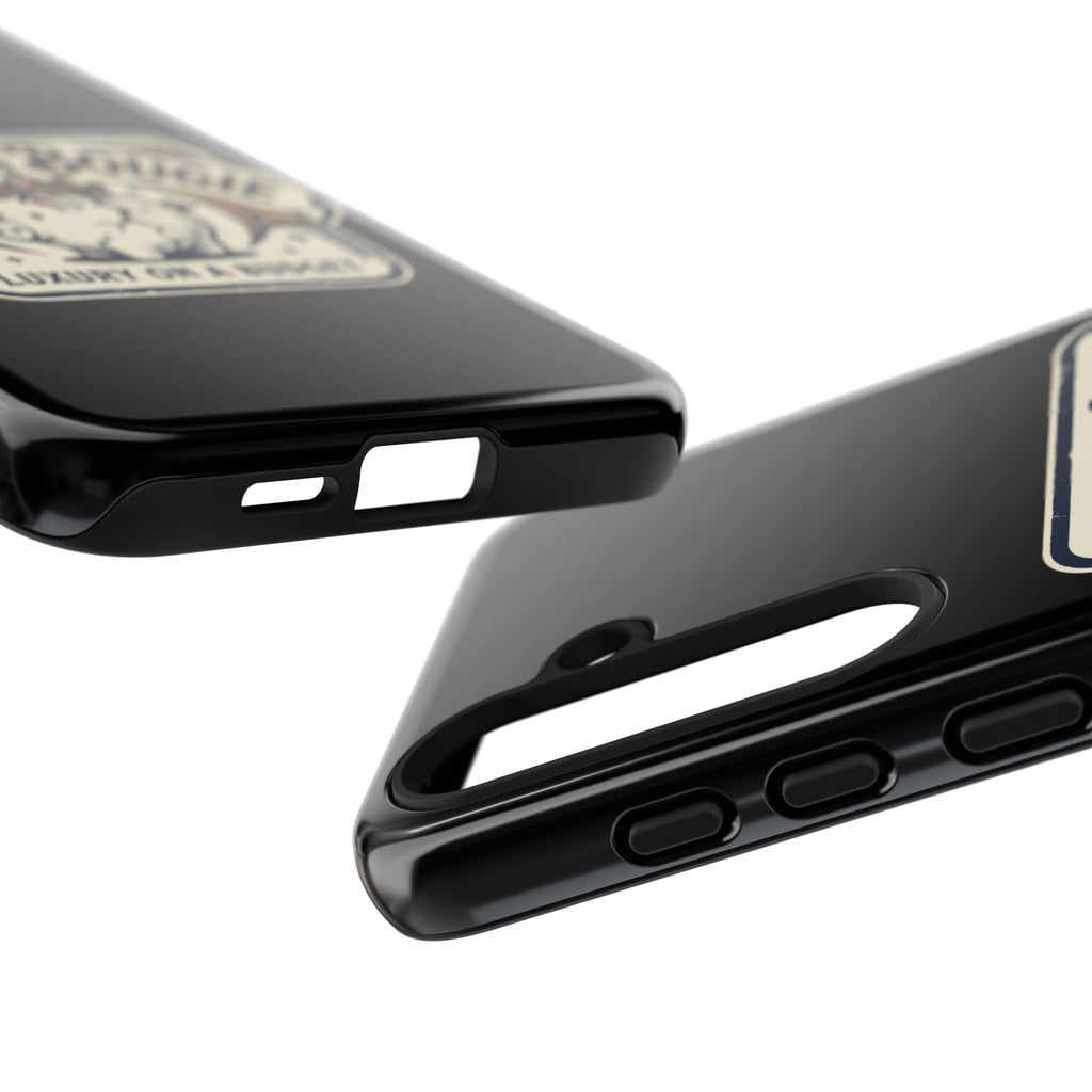 Phone Case — "Broke N Bougie: Luxury on a Budget" Cute Pig Design