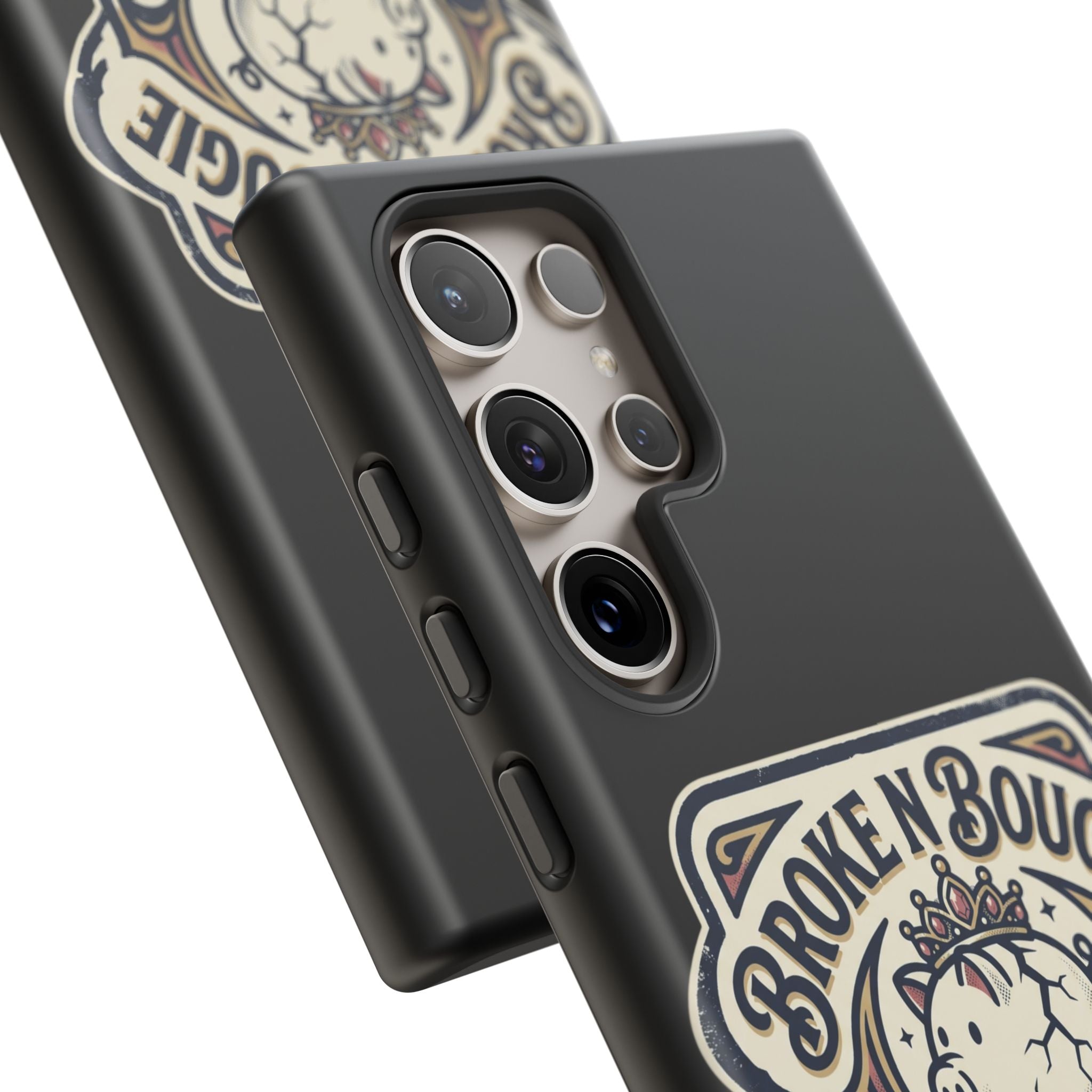 Phone Case — "Broke N Bougie: Luxury on a Budget" Cute Pig Design