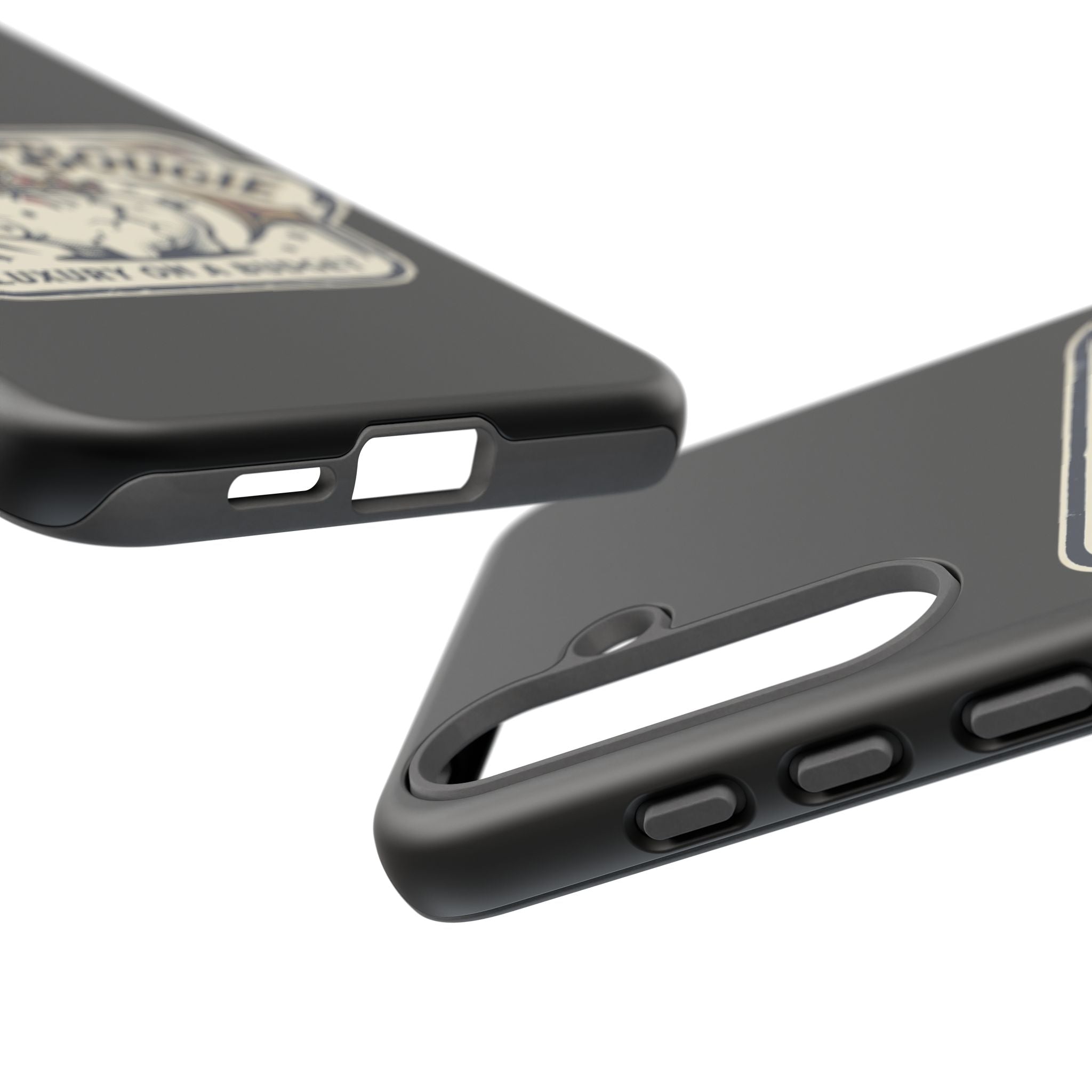 Phone Case — "Broke N Bougie: Luxury on a Budget" Cute Pig Design