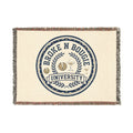 Broken n Bougie University Woven Blanket