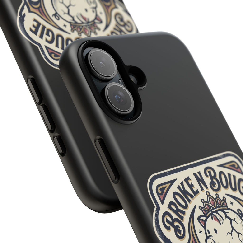 Phone Case — "Broke N Bougie: Luxury on a Budget" Cute Pig Design