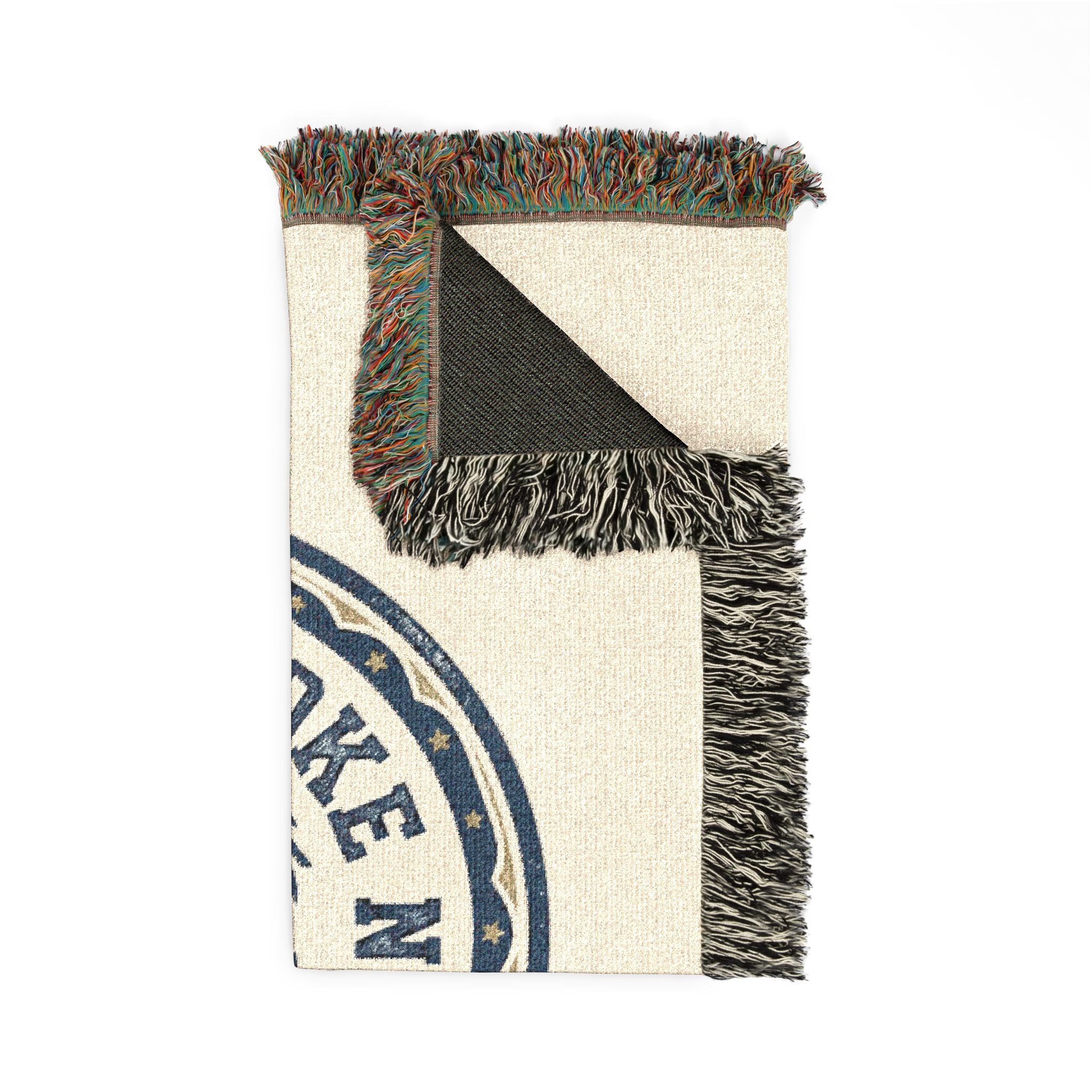 Broken n Bougie University Woven Blanket