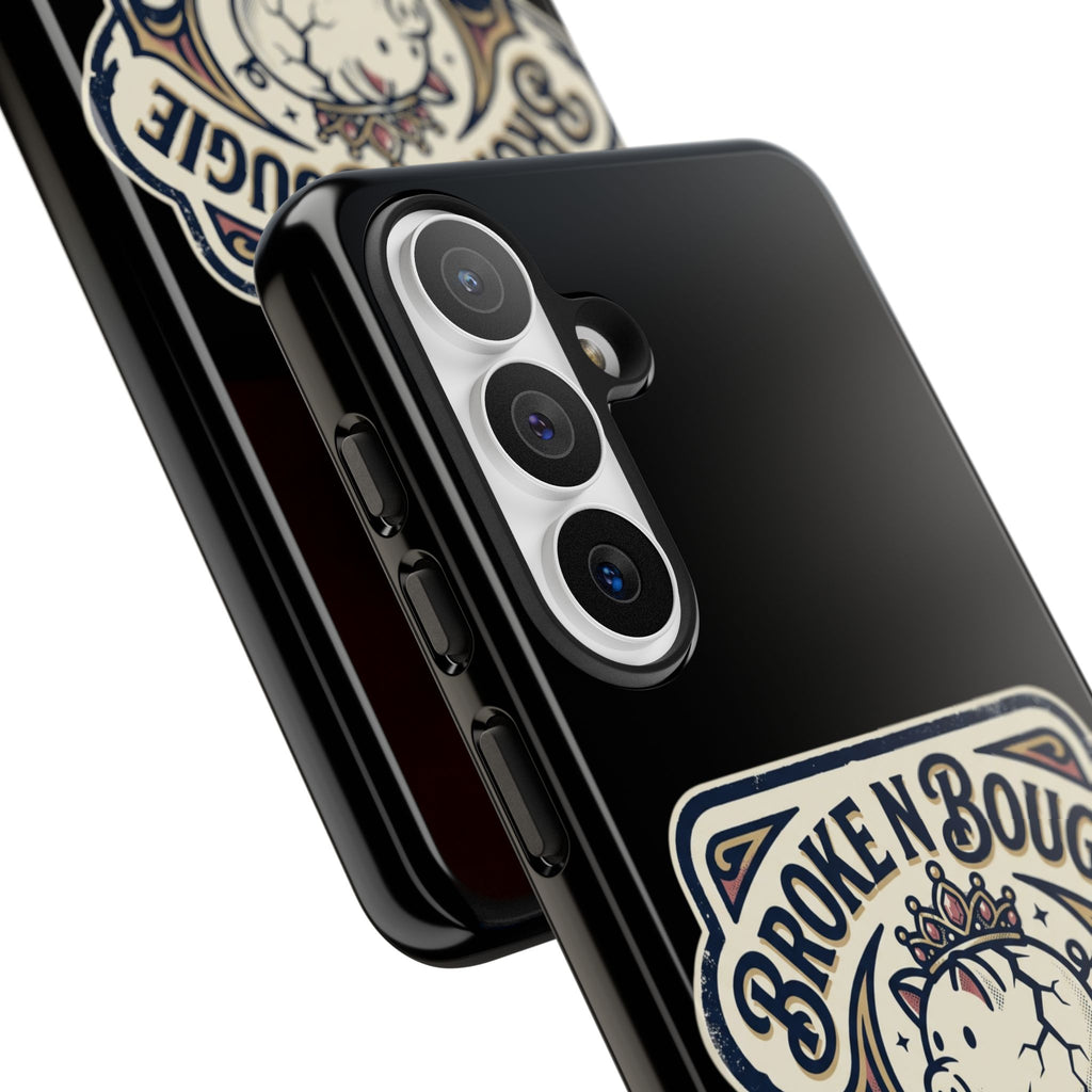 Phone Case — "Broke N Bougie: Luxury on a Budget" Cute Pig Design