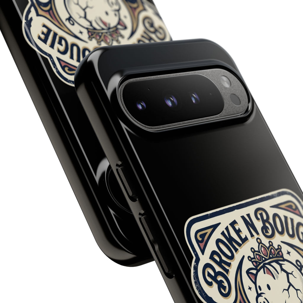 Phone Case — "Broke N Bougie: Luxury on a Budget" Cute Pig Design