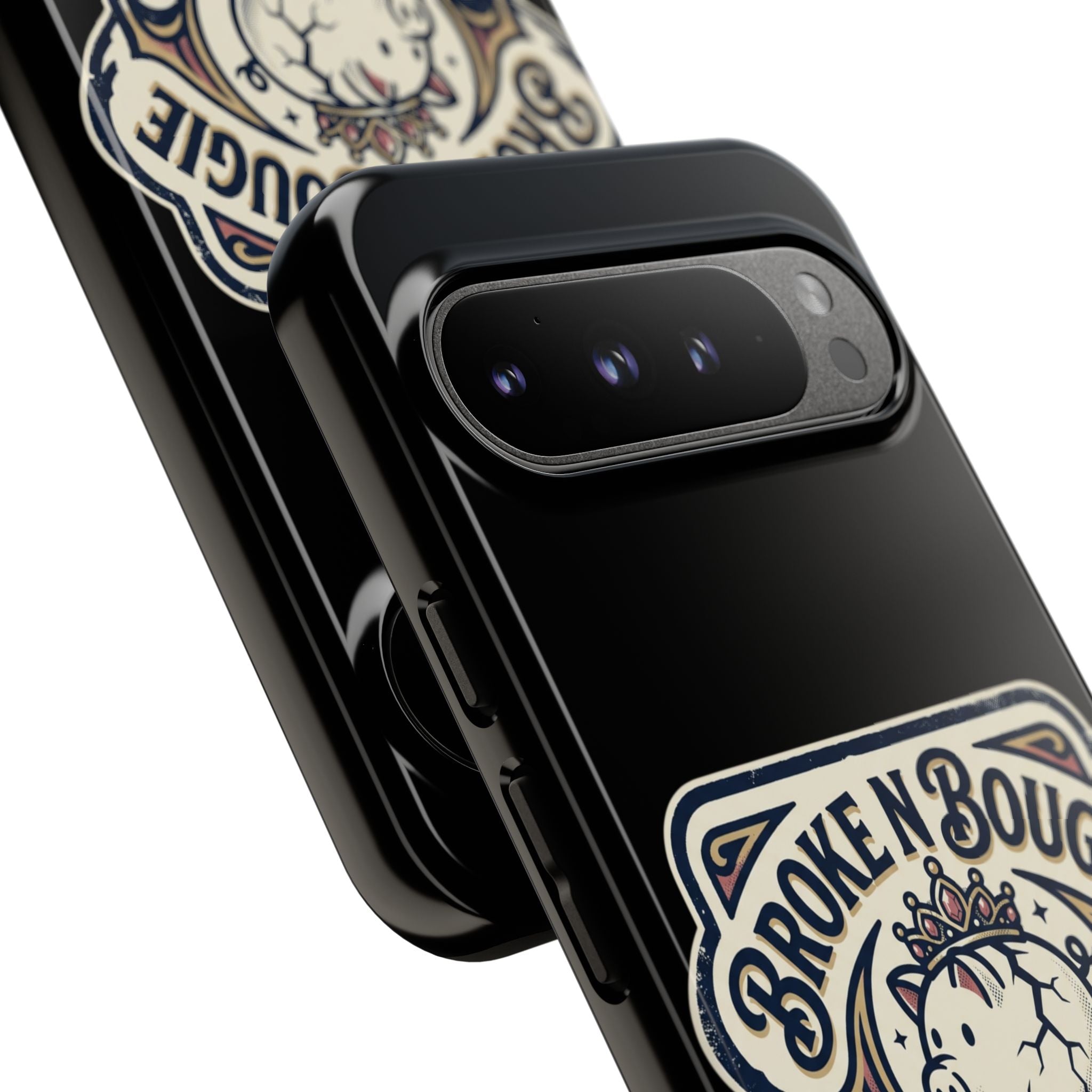 Phone Case — "Broke N Bougie: Luxury on a Budget" Cute Pig Design