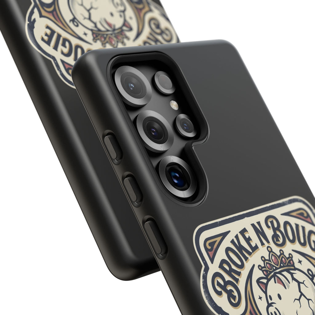 Phone Case — "Broke N Bougie: Luxury on a Budget" Cute Pig Design