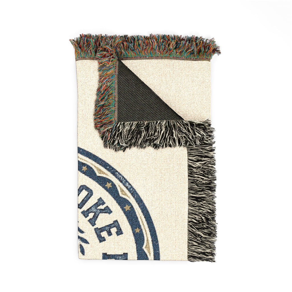 Broken n Bougie University Woven Blanket