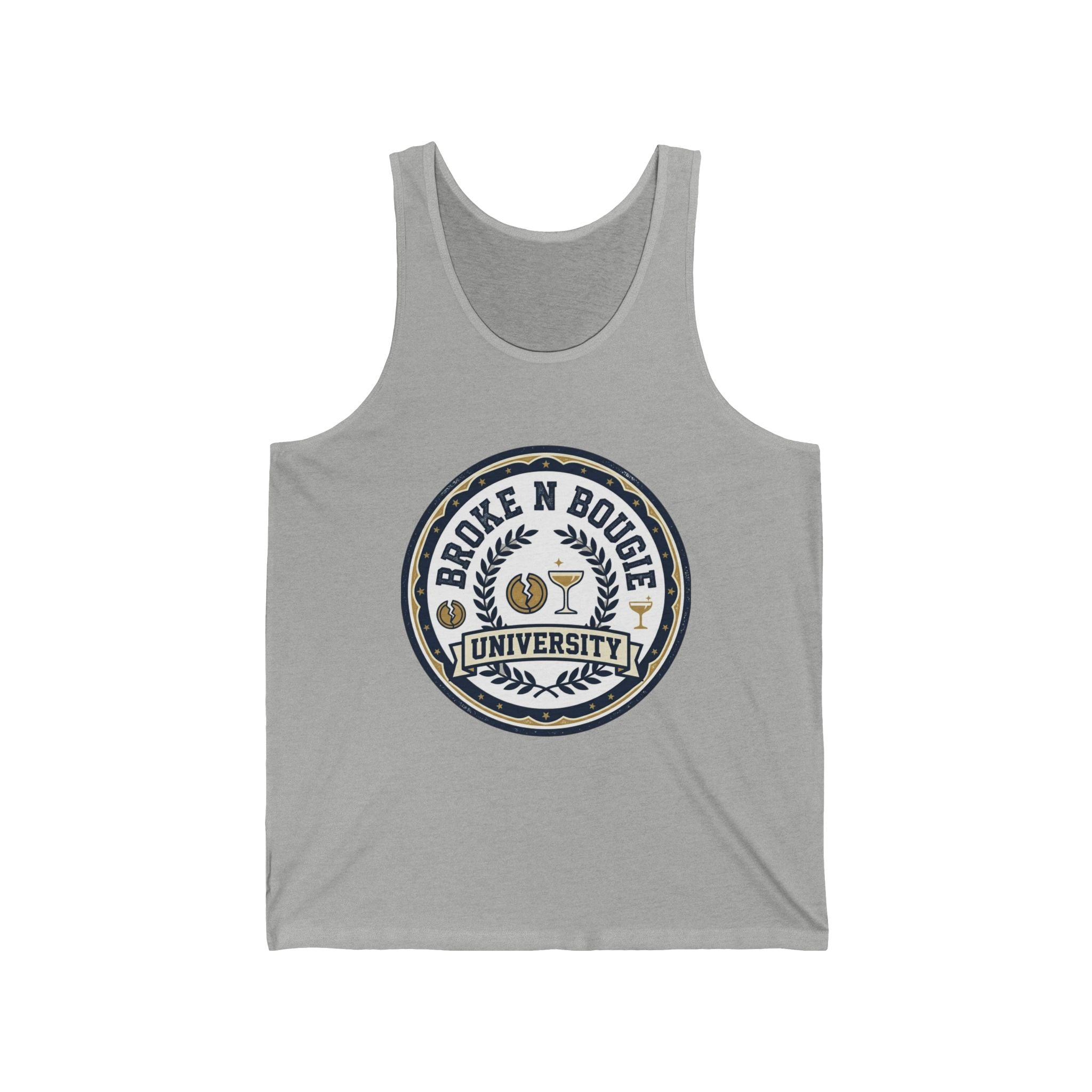 Broken Boogie University Tank Top — Vintage Dance College Logo Tank