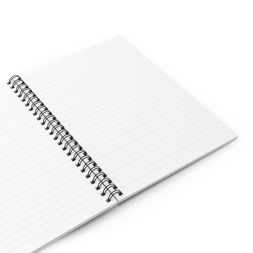 Broke N Bougie University Spiral Notebook — Ruled College-Style Journal