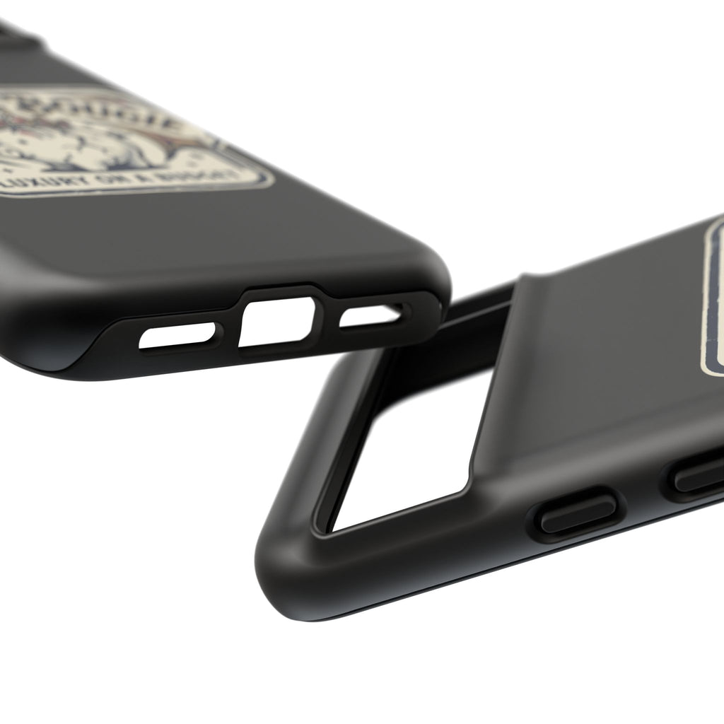Phone Case — "Broke N Bougie: Luxury on a Budget" Cute Pig Design