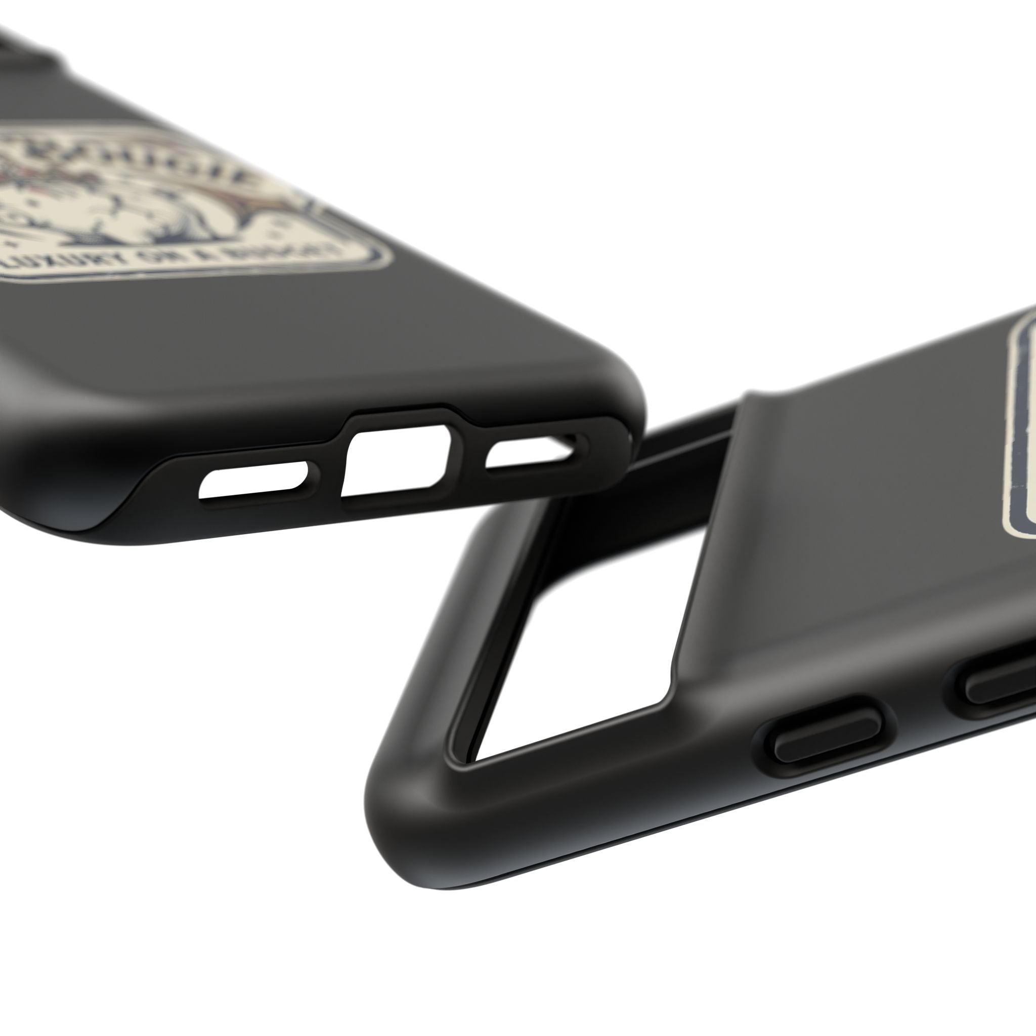 Phone Case — "Broke N Bougie: Luxury on a Budget" Cute Pig Design