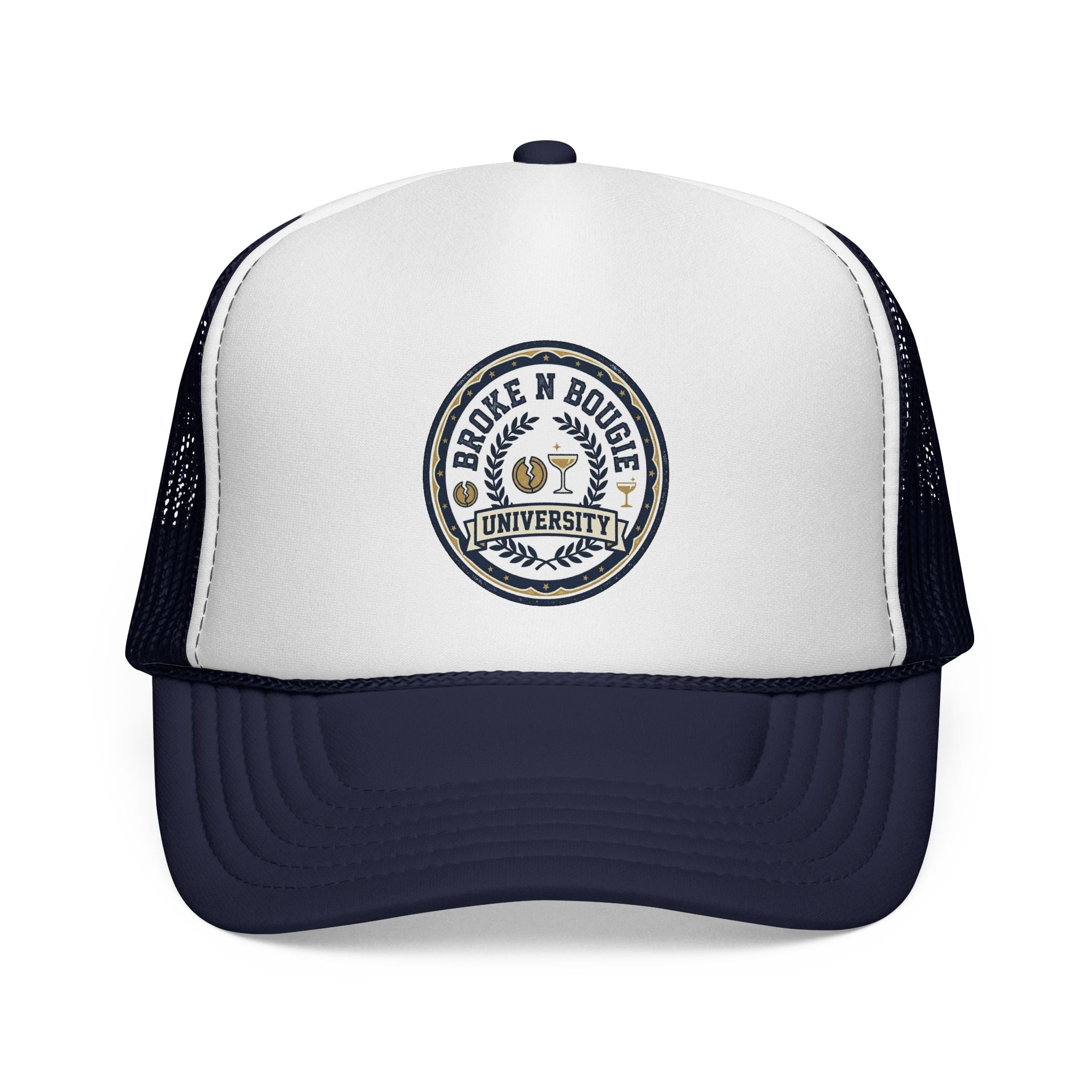Broke N Bougie University Trucker Cap