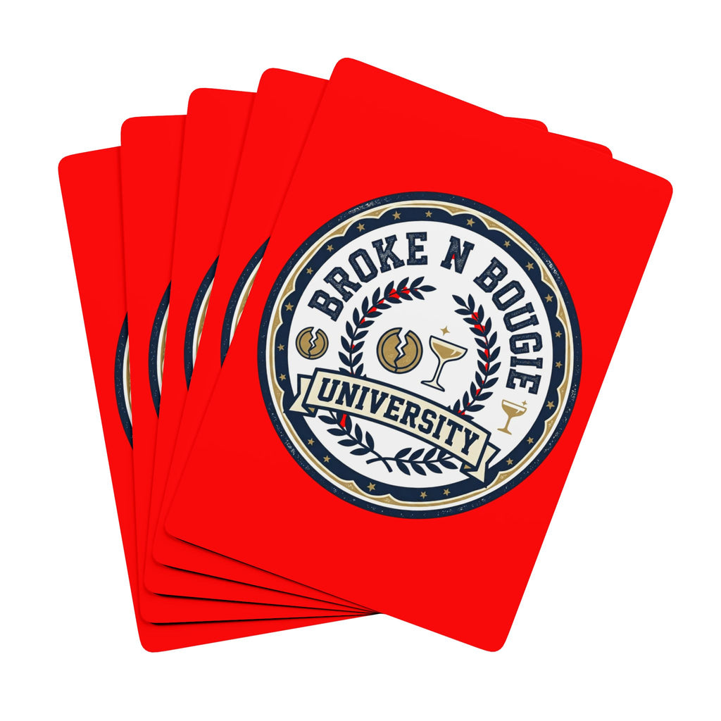 Poker Playing Cards — Broke N Bougie University Deck