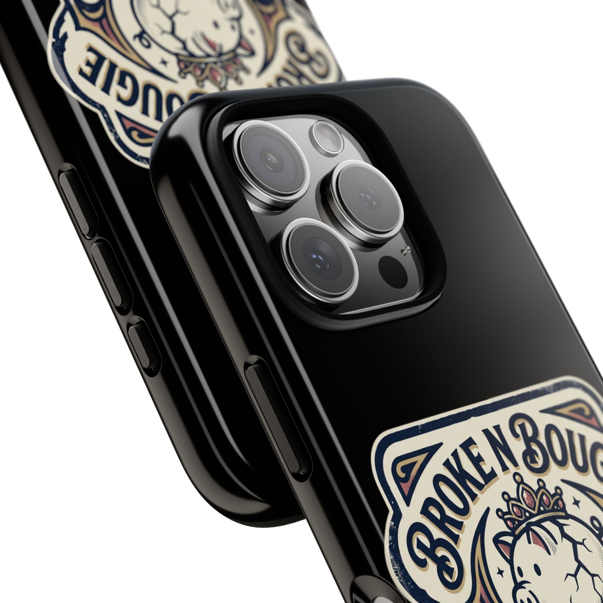 Phone Case — "Broke N Bougie: Luxury on a Budget" Cute Pig Design