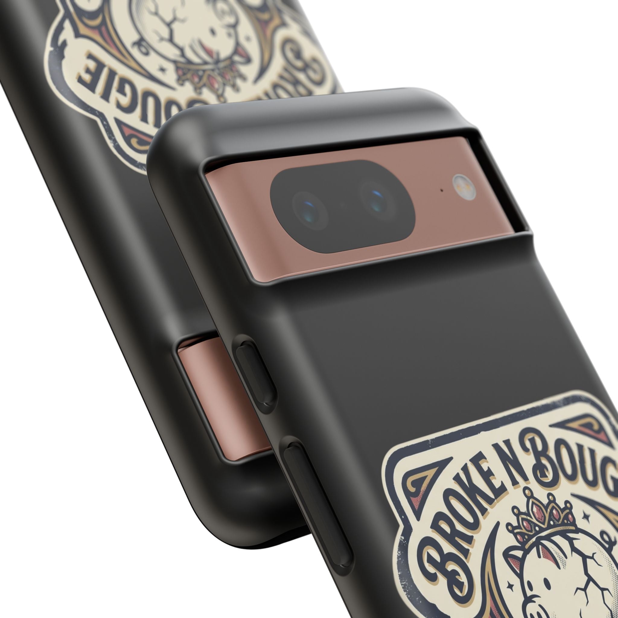 Phone Case — "Broke N Bougie: Luxury on a Budget" Cute Pig Design