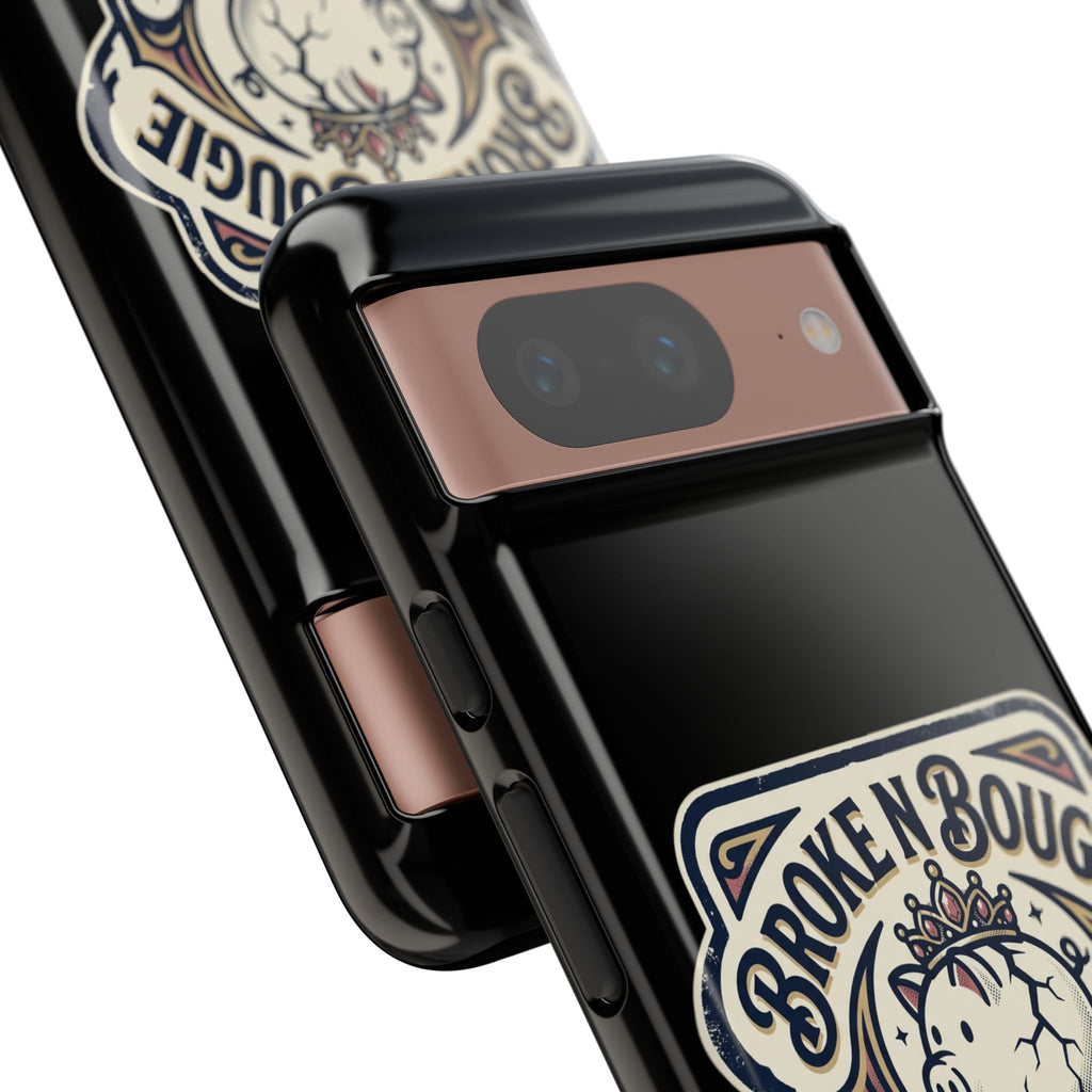Phone Case — "Broke N Bougie: Luxury on a Budget" Cute Pig Design
