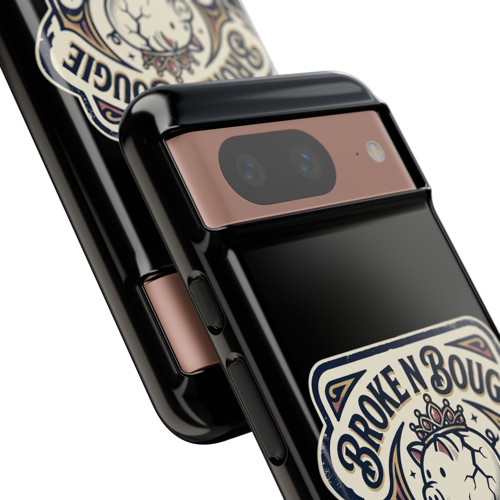 Phone Case — "Broke N Bougie: Luxury on a Budget" Cute Pig Design