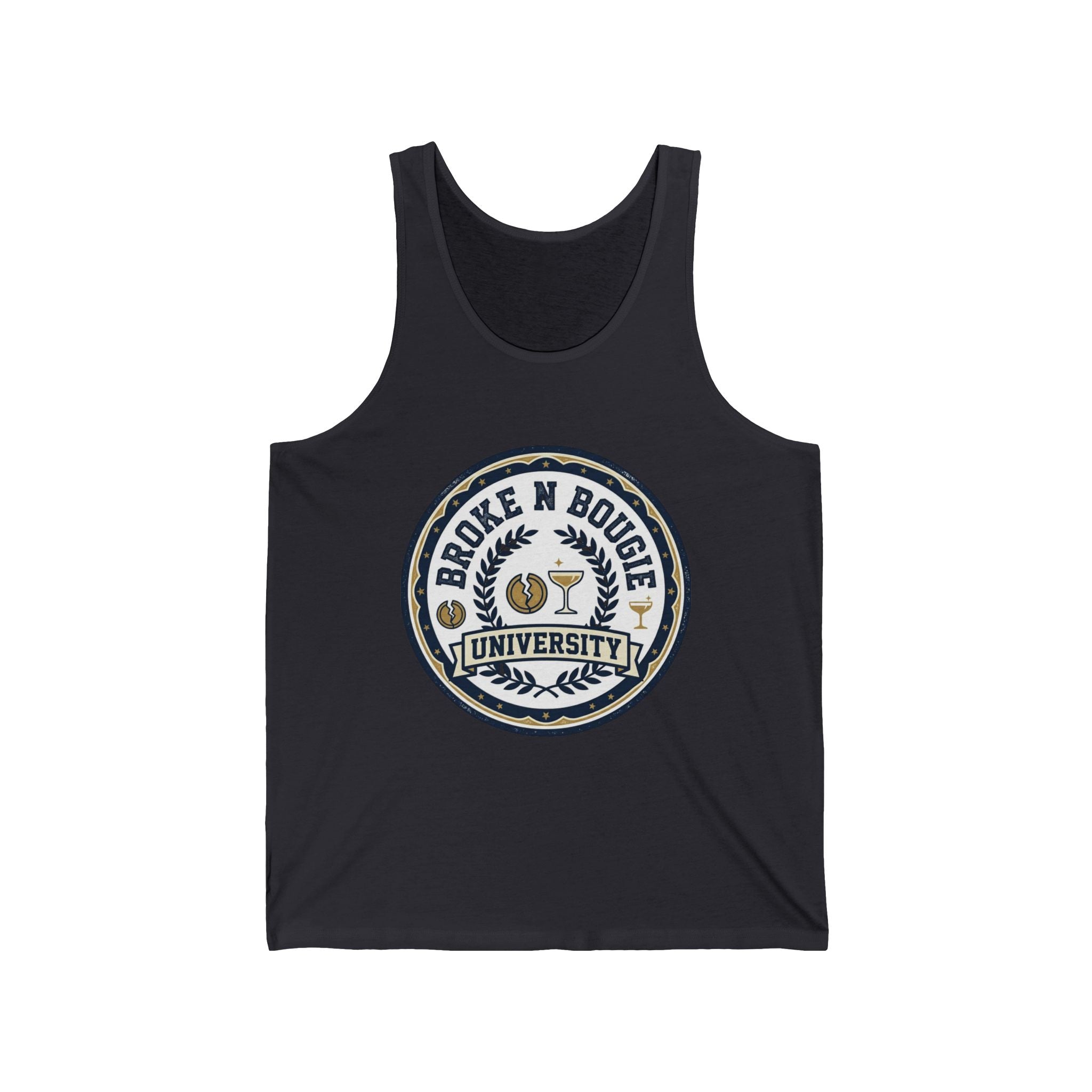 Broken Boogie University Tank Top — Vintage Dance College Logo Tank