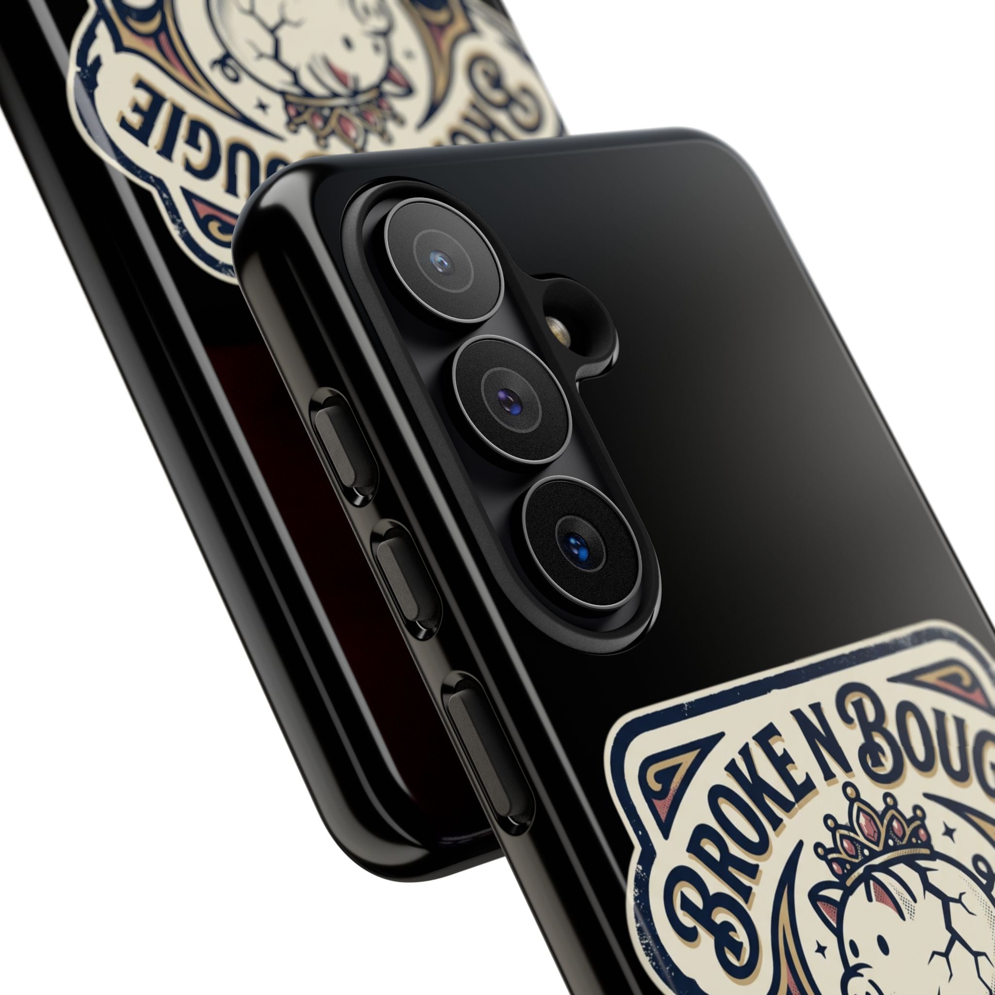 Phone Case — "Broke N Bougie: Luxury on a Budget" Cute Pig Design