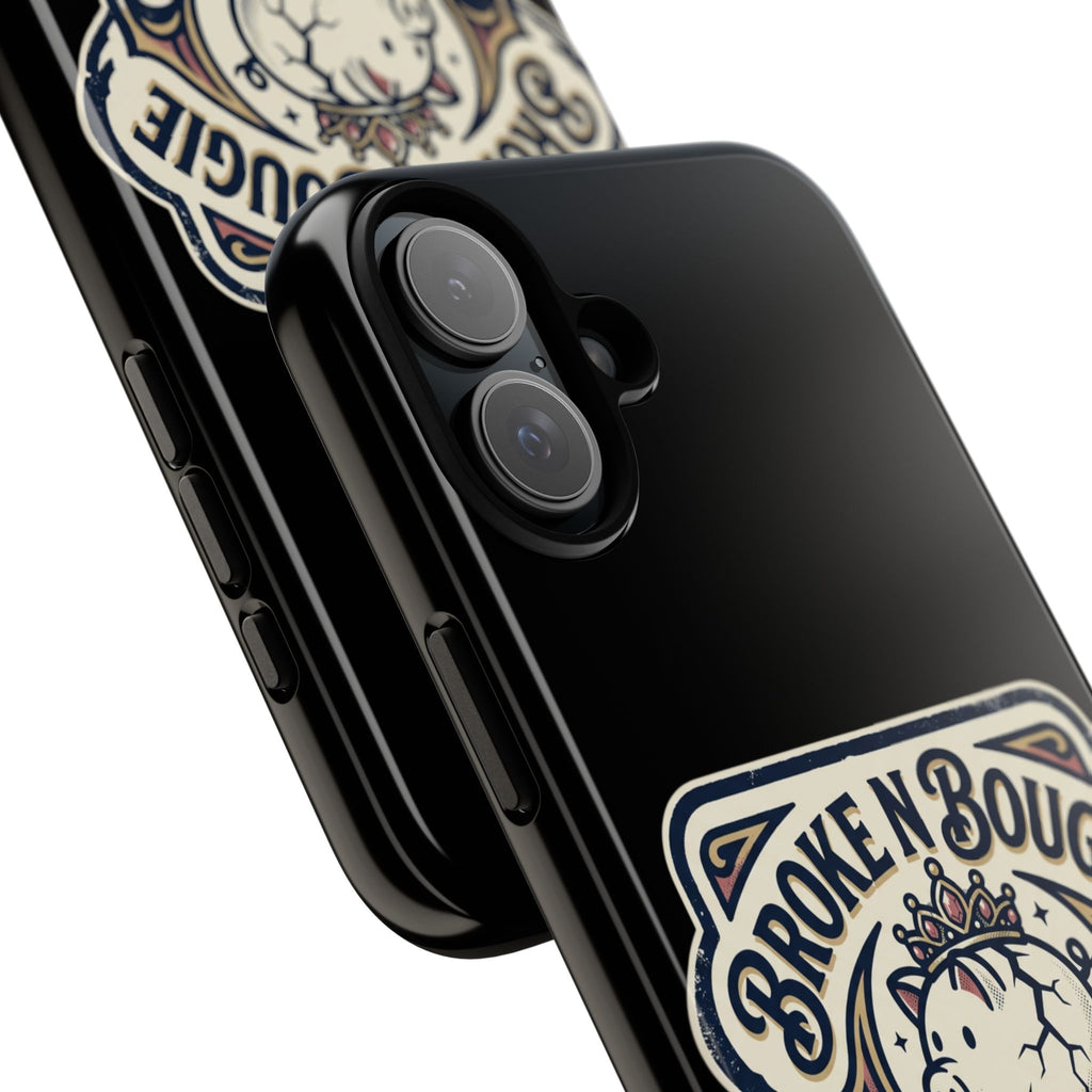 Phone Case — "Broke N Bougie: Luxury on a Budget" Cute Pig Design