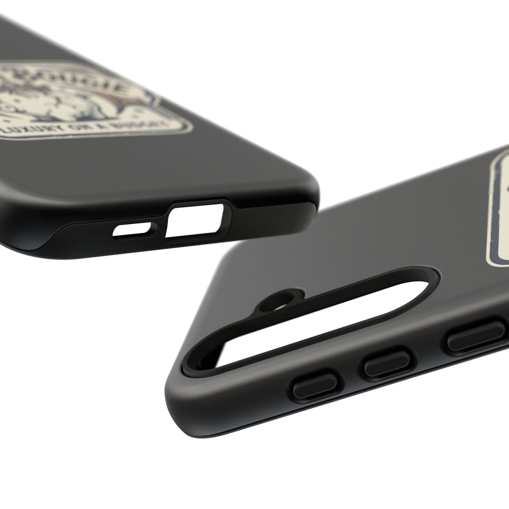 Phone Case — "Broke N Bougie: Luxury on a Budget" Cute Pig Design