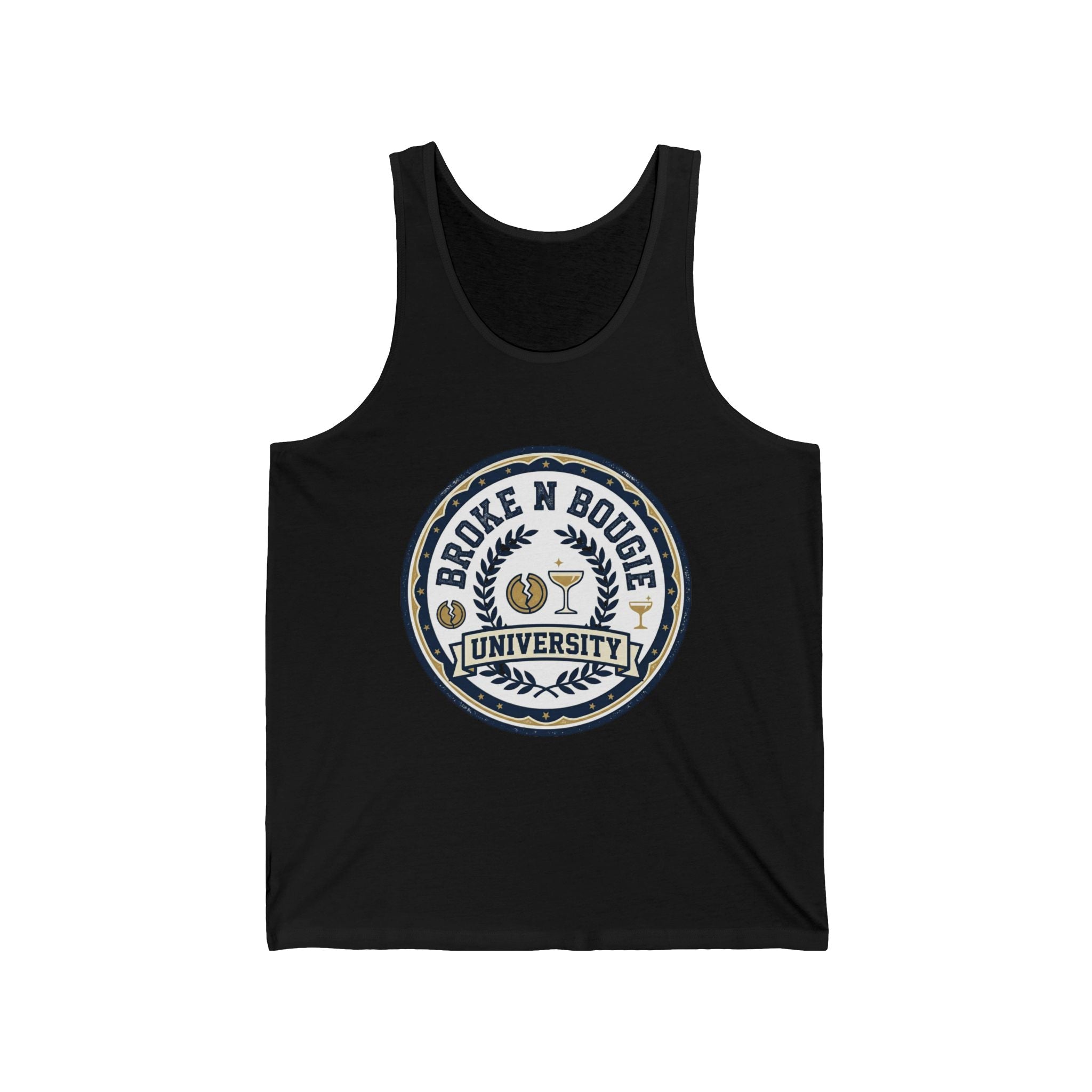 Broken Boogie University Tank Top — Vintage Dance College Logo Tank