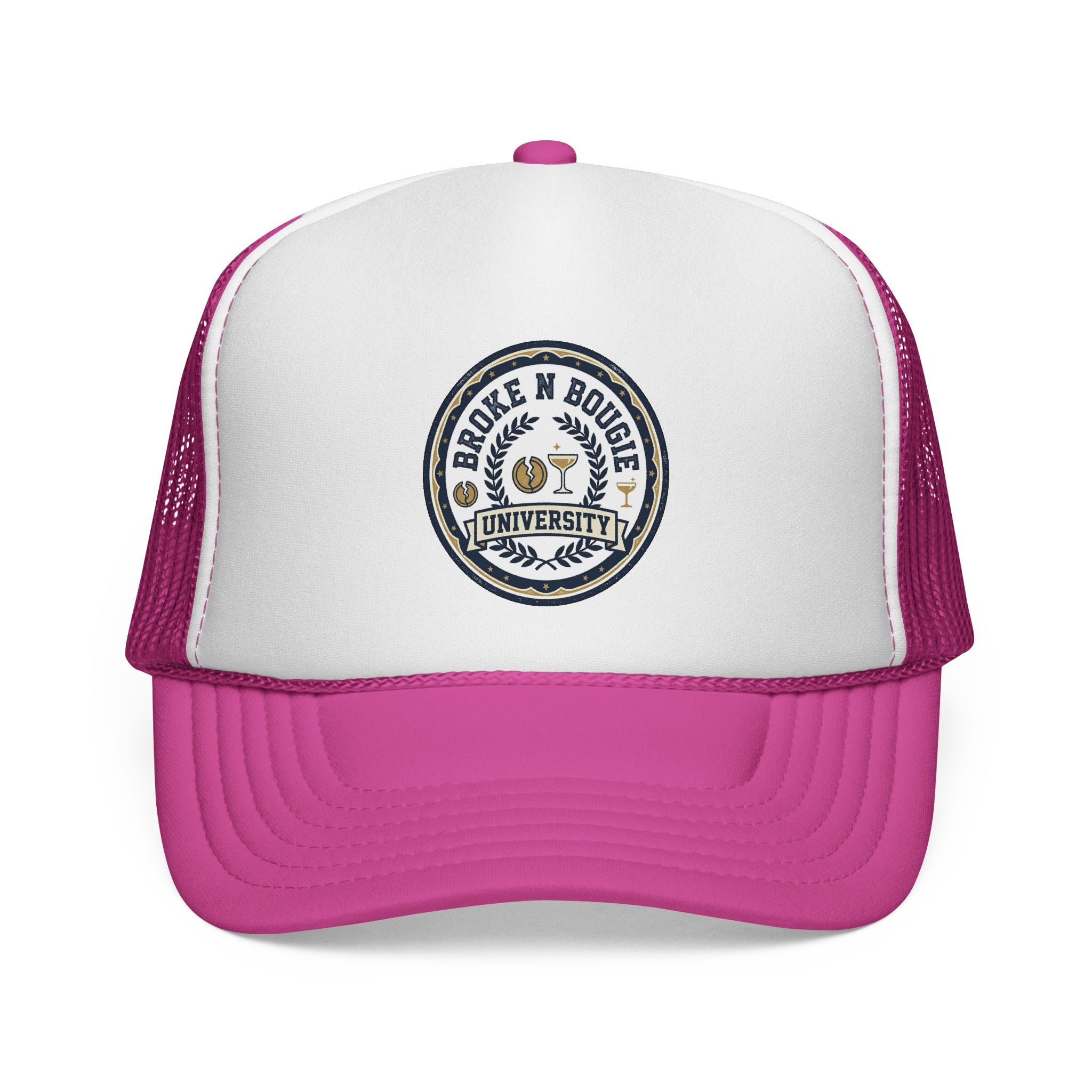 Broke N Bougie University Trucker Cap