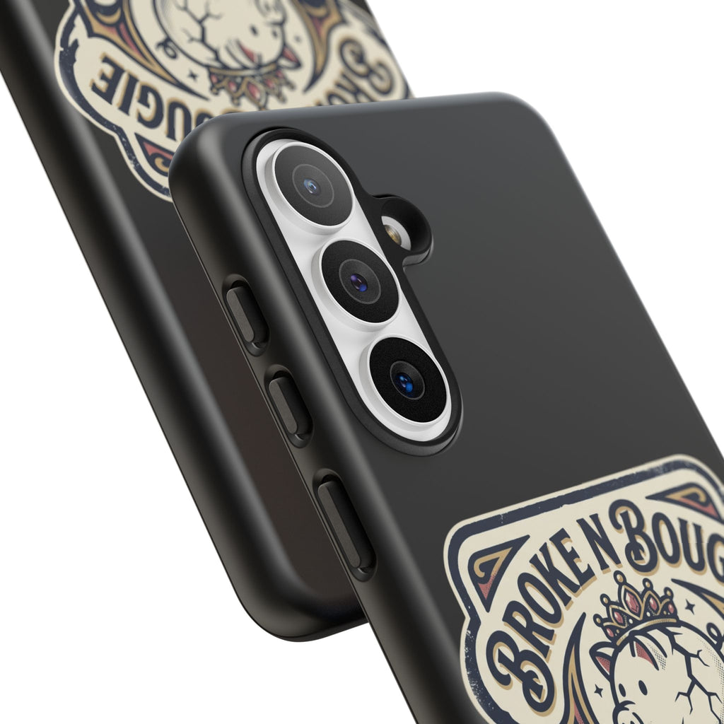 Phone Case — "Broke N Bougie: Luxury on a Budget" Cute Pig Design