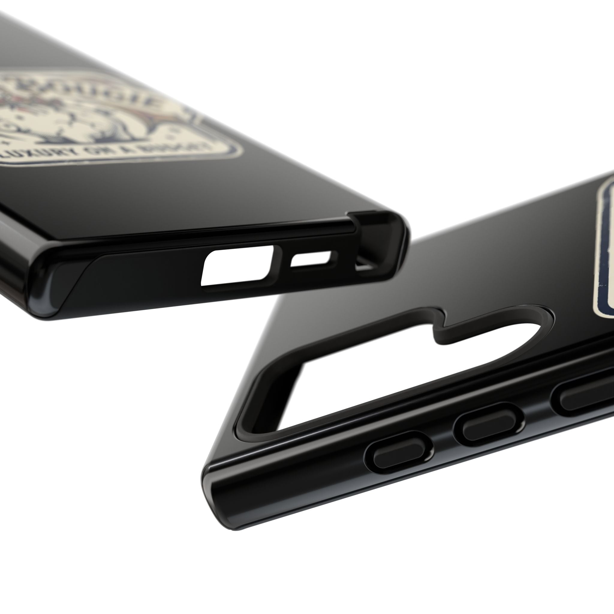 Phone Case — "Broke N Bougie: Luxury on a Budget" Cute Pig Design