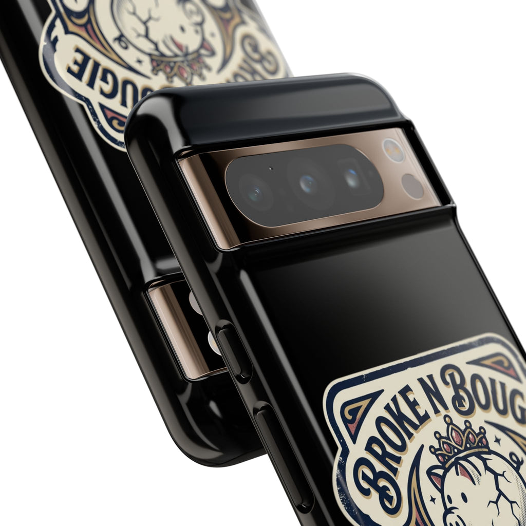 Phone Case — "Broke N Bougie: Luxury on a Budget" Cute Pig Design