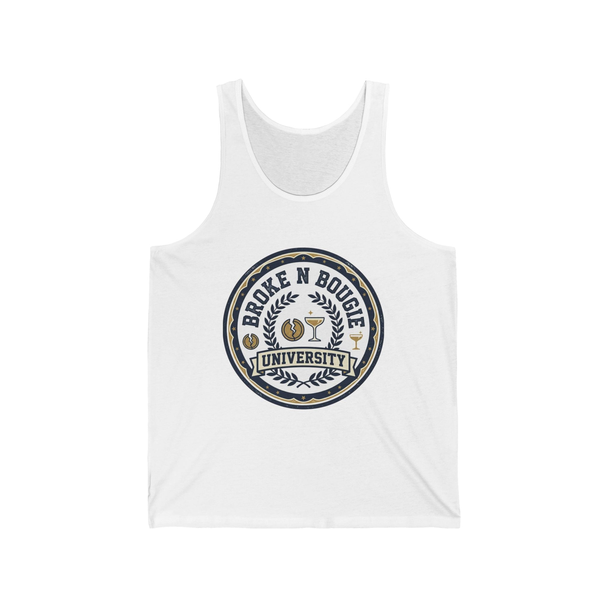 Broken Boogie University Tank Top — Vintage Dance College Logo Tank