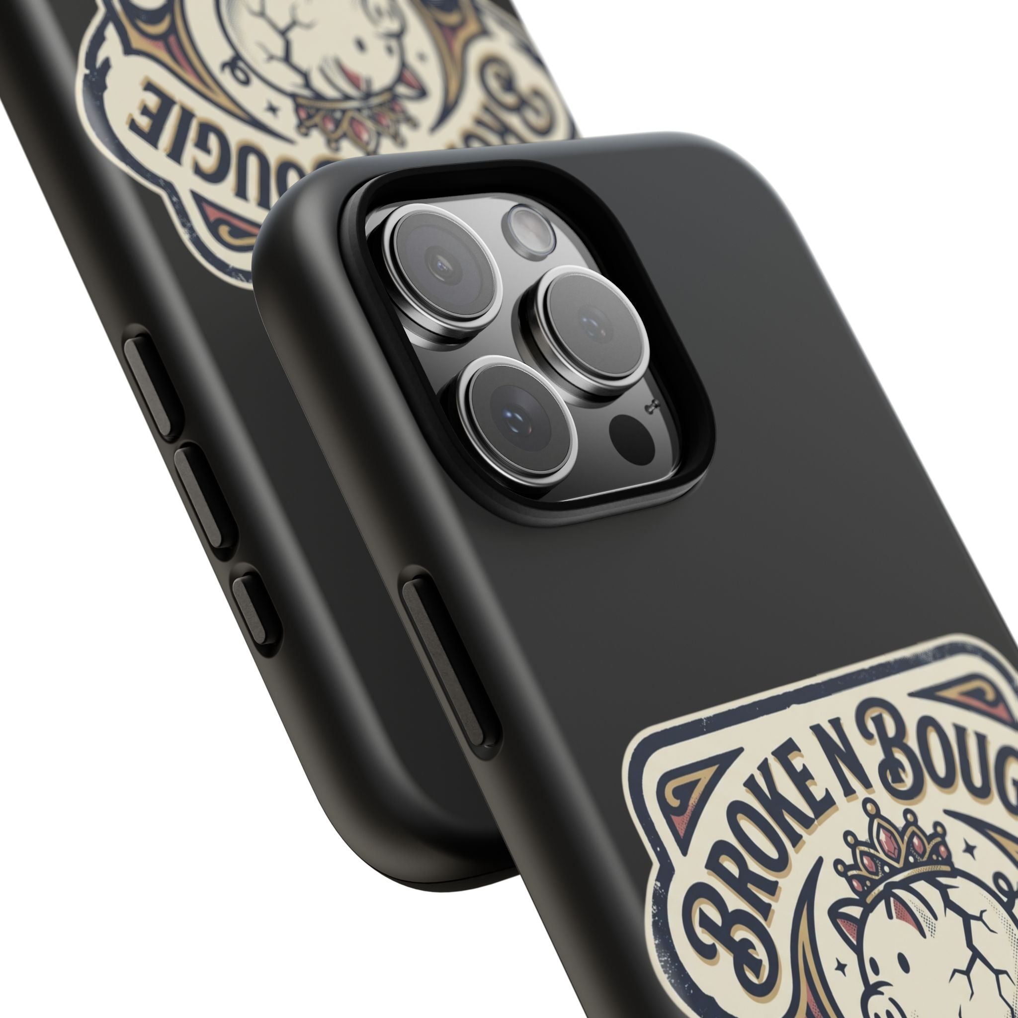 Phone Case — "Broke N Bougie: Luxury on a Budget" Cute Pig Design