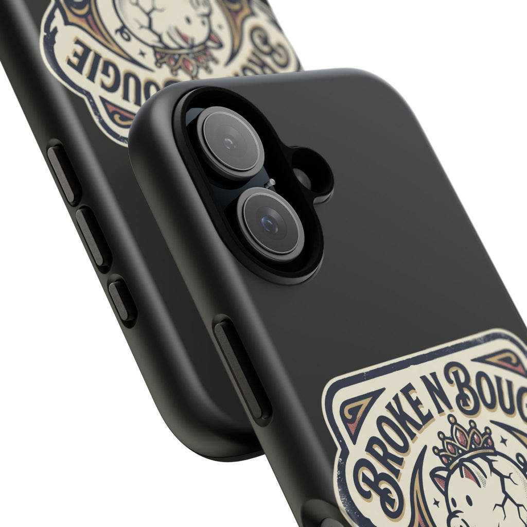 Phone Case — "Broke N Bougie: Luxury on a Budget" Cute Pig Design