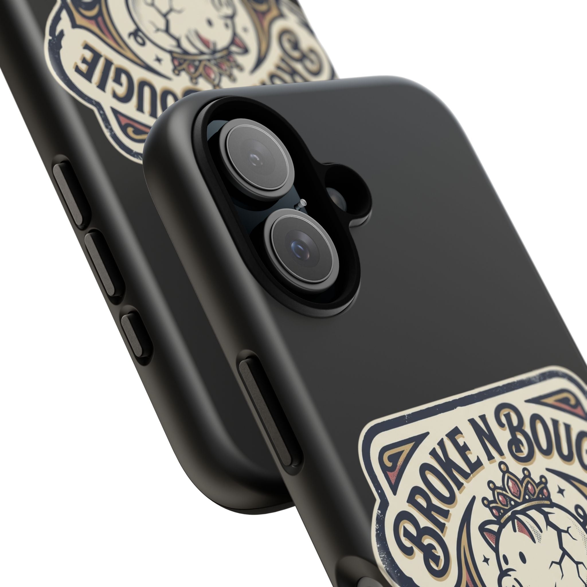 Phone Case — "Broke N Bougie: Luxury on a Budget" Cute Pig Design