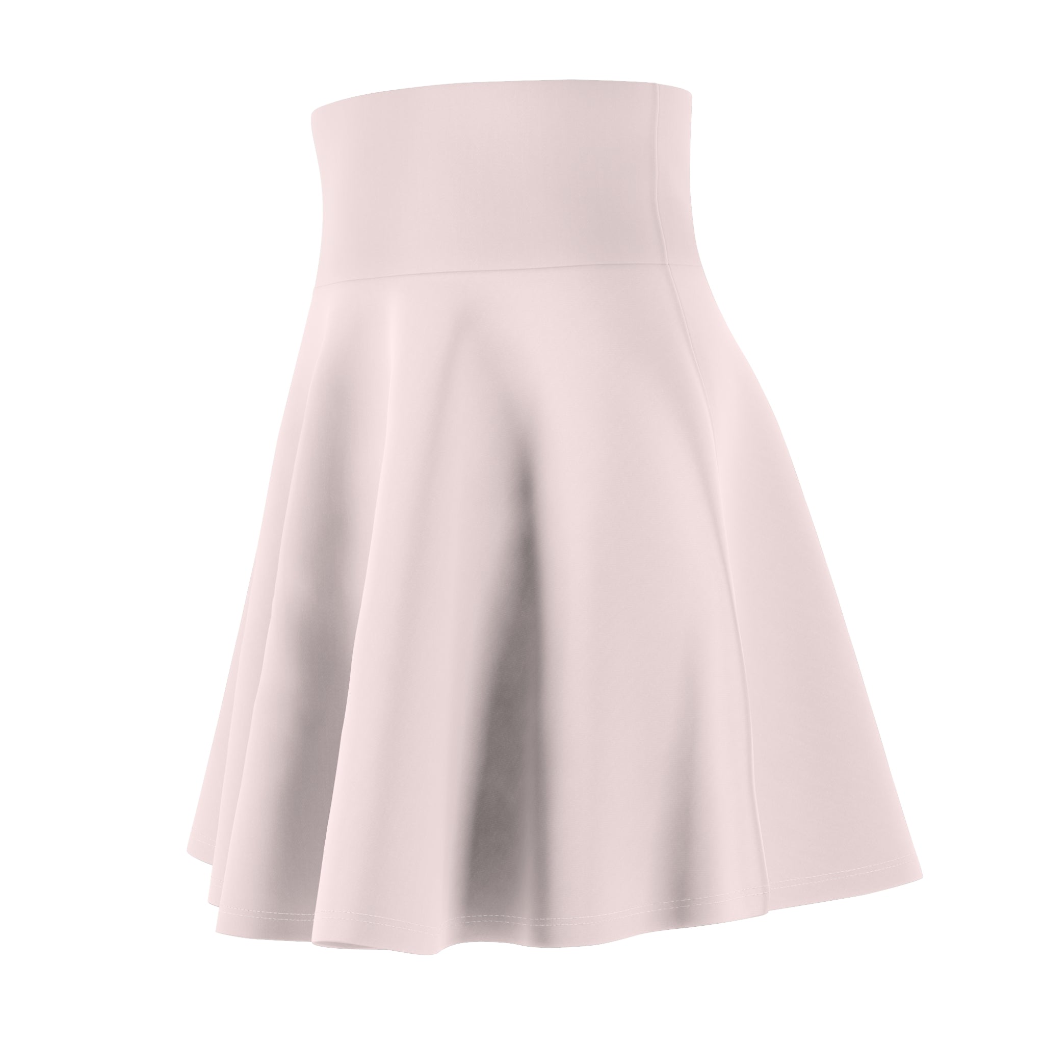 Vintage Compass Pink Skater Skirt — Women’s Nautical Graphic Skirt
