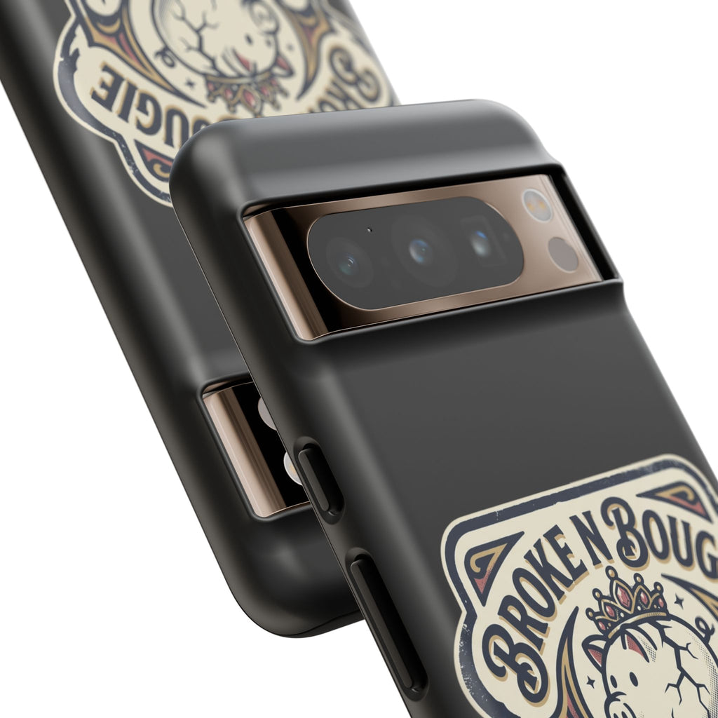 Phone Case — "Broke N Bougie: Luxury on a Budget" Cute Pig Design
