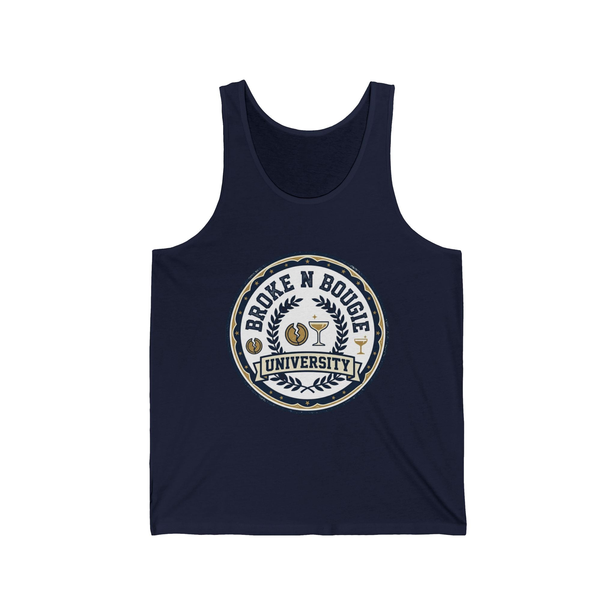Broken Boogie University Tank Top — Vintage Dance College Logo Tank