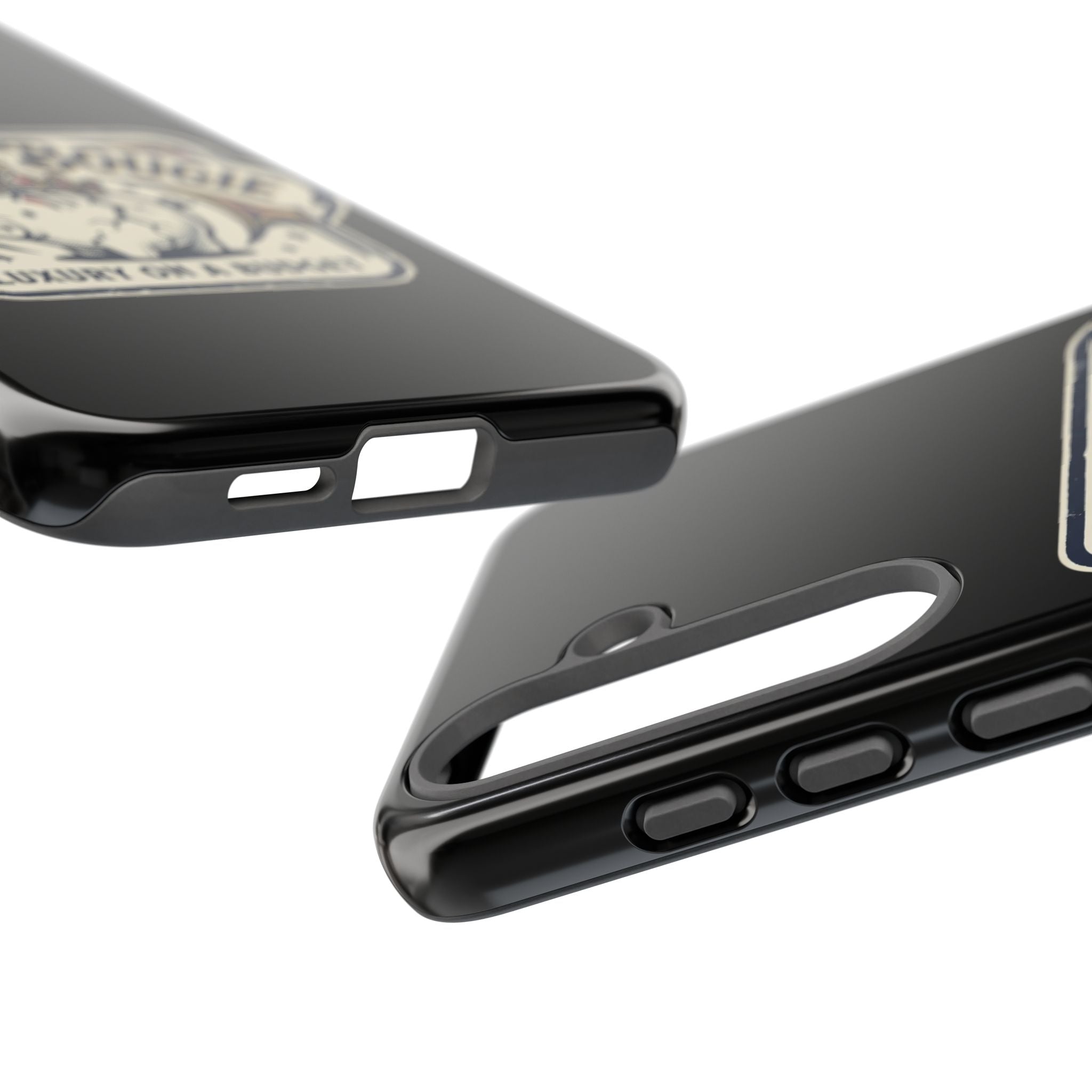 Phone Case — "Broke N Bougie: Luxury on a Budget" Cute Pig Design